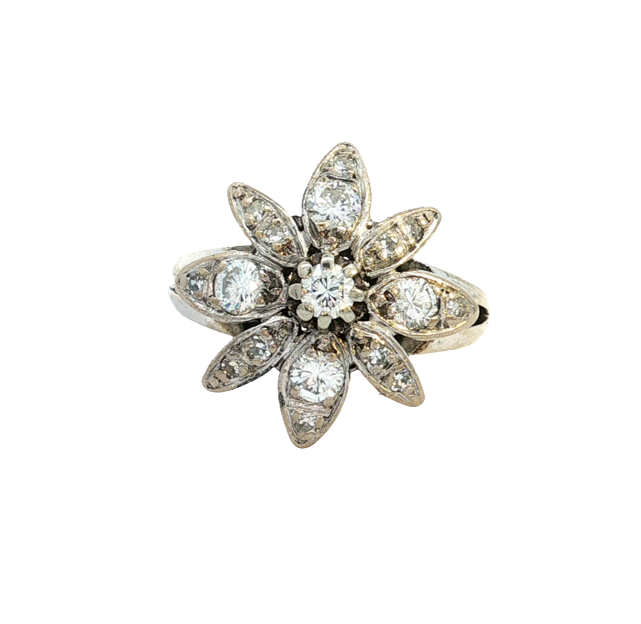 Weißgold Diamant Ring