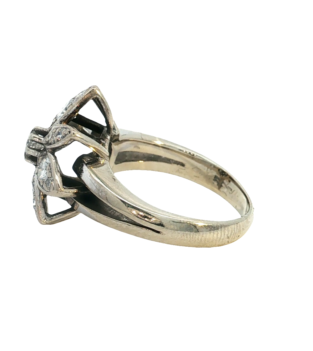 Weißgold Diamant Ring